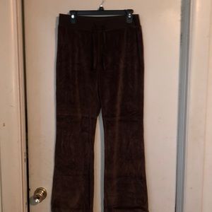 Girls velour pants